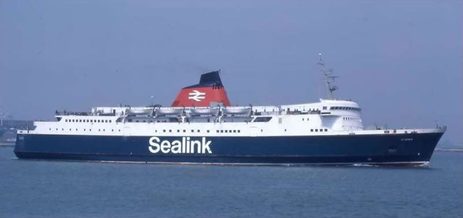 Mug Sea Link BR British Rail Sealink Hengist Horsa Railway Ferry Cup 